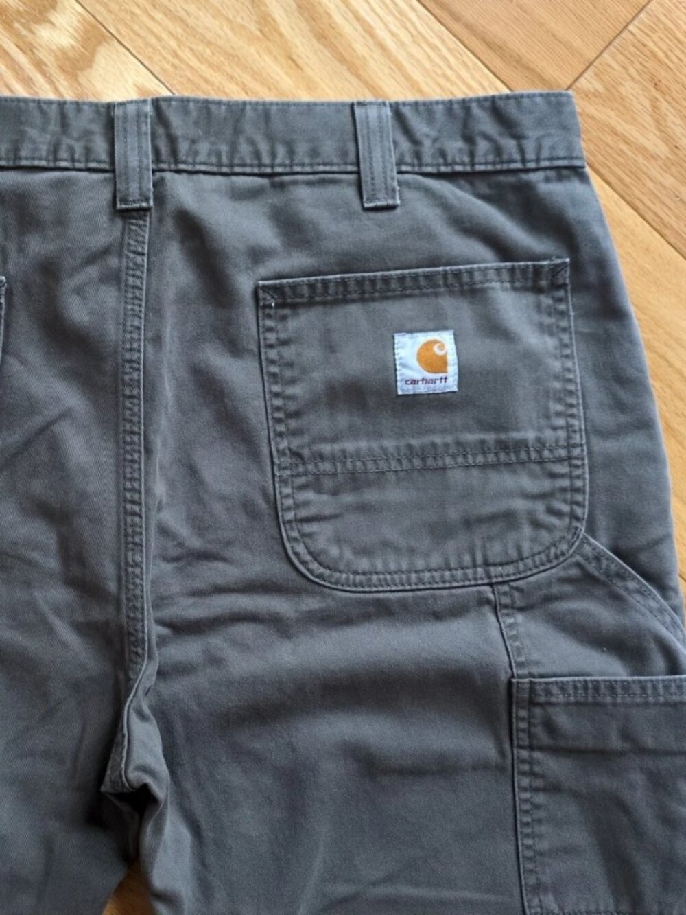 Carhartt Carpenter Pants Mens 38x30 (Fit 36x28) Relaxed Fit Workwear B324-DFE - Picture 3 of 9